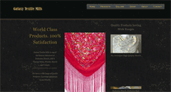 Desktop Screenshot of galaxytextilemills.com